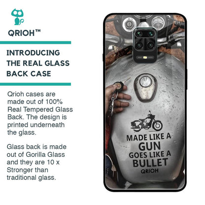 Royal Bike Glass Case for Poco M2 Pro