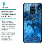 Gold Sprinkle Glass case for Poco M2 Pro