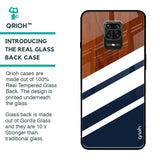 Bold Stripes Glass case for Poco M2 Pro