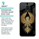 Mythical Phoenix Art Glass Case for Poco M2 Pro