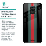 Vertical Stripes Glass Case for Poco M2 Pro