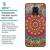 Elegant Mandala Glass Case for Poco M2 Pro