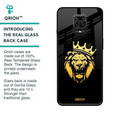 Lion The King Glass Case for Poco M2 Pro