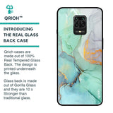 Green Marble Glass case for Poco M2 Pro