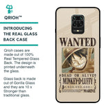 Luffy Wanted Glass Case for Poco M2 Pro