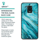 Ocean Marble Glass Case for Poco M2 Pro
