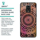 Floral Mandala Glass Case for Poco M2 Pro