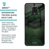 Green Leather Glass Case for Poco M2 Pro