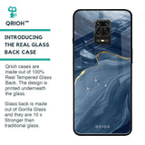 Deep Ocean Marble Glass Case for Poco M2 Pro