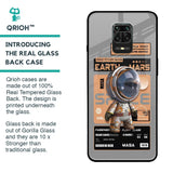 Space Ticket Glass Case for Poco M2 Pro