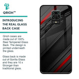 Modern Abstract Glass Case for Poco M2 Pro