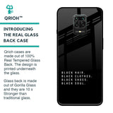 Black Soul Glass Case for Poco M2 Pro