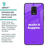 Make it Happen Glass Case for Poco M2 Pro