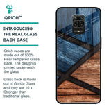 Wooden Tiles Glass Case for Poco M2 Pro
