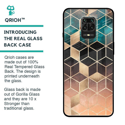 Bronze Texture Glass Case for Poco M2 Pro