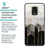 Tricolor Pattern Glass Case for Poco M2 Pro