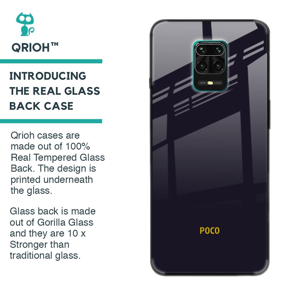 Deadlock Black Glass Case For Poco M2 Pro