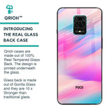 Colorful Waves Glass case for Poco M2 Pro