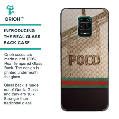 High End Fashion Glass case for Poco M2 Pro
