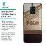 High End Fashion Glass case for Poco M2 Pro