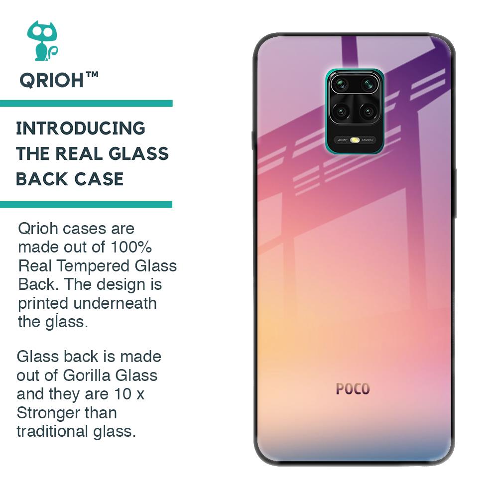 Lavender Purple Glass case for Poco M2 Pro