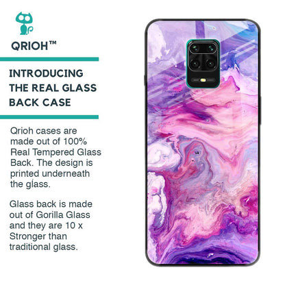 Cosmic Galaxy Glass Case for Poco M2 Pro