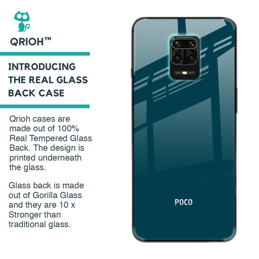 Emerald Glass Case for Poco M2 Pro