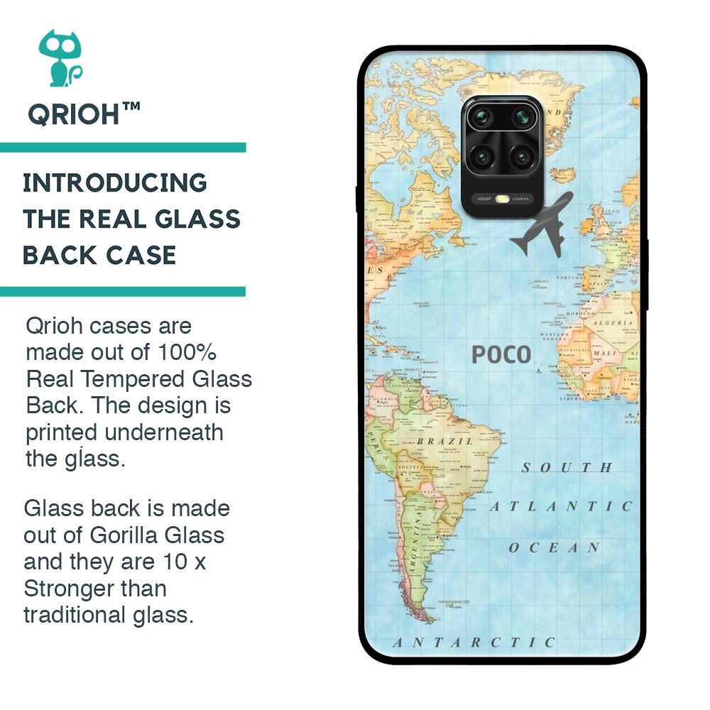 Fly Around The World Glass Case for Poco M2 Pro