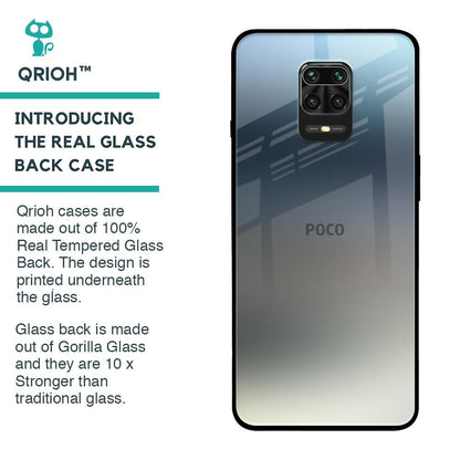Tricolor Ombre Glass Case for Poco M2 Pro