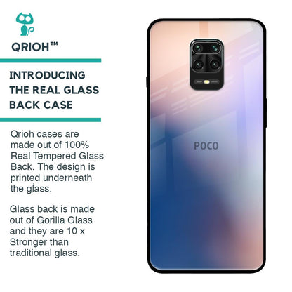 Blue Mauve Gradient Glass Case for Poco M2 Pro