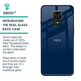 Royal Navy Glass Case for Poco M2 Pro