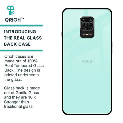 Teal Glass Case for Poco M2 Pro