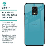 Oceanic Turquiose Glass Case for Poco M2 Pro