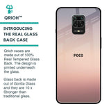 Golden Mauve Glass Case for Poco M2 Pro