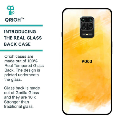 Rustic Orange Glass Case for Poco M2 Pro