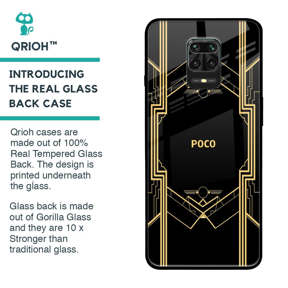 Sacred Logo Glass Case for Poco M2 Pro
