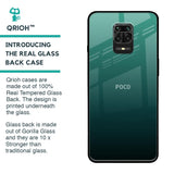 Palm Green Glass Case For Poco M2 Pro