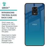 Celestial Blue Glass Case For Poco M2 Pro