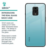 Arctic Blue Glass Case For Poco M2 Pro