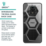 Hexagon Style Glass Case For Poco M2 Pro