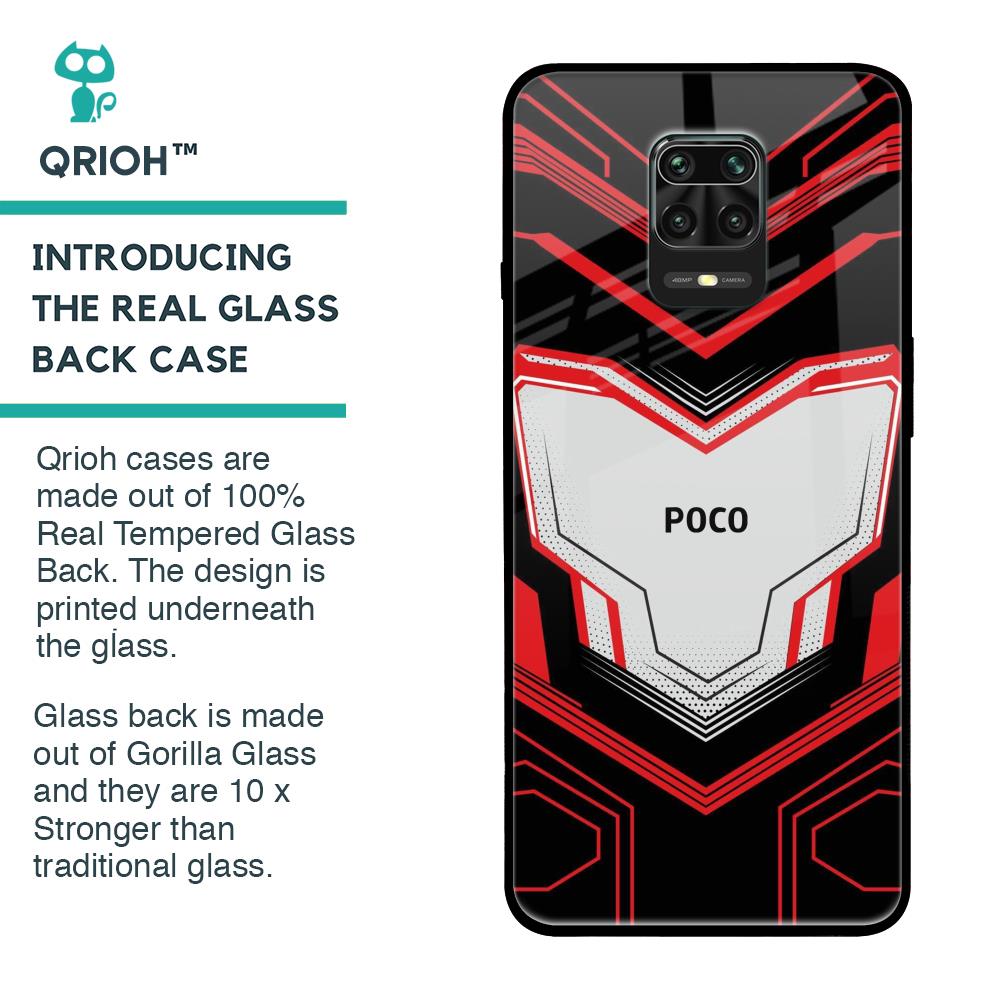 Quantum Suit Glass Case For Poco M2 Pro