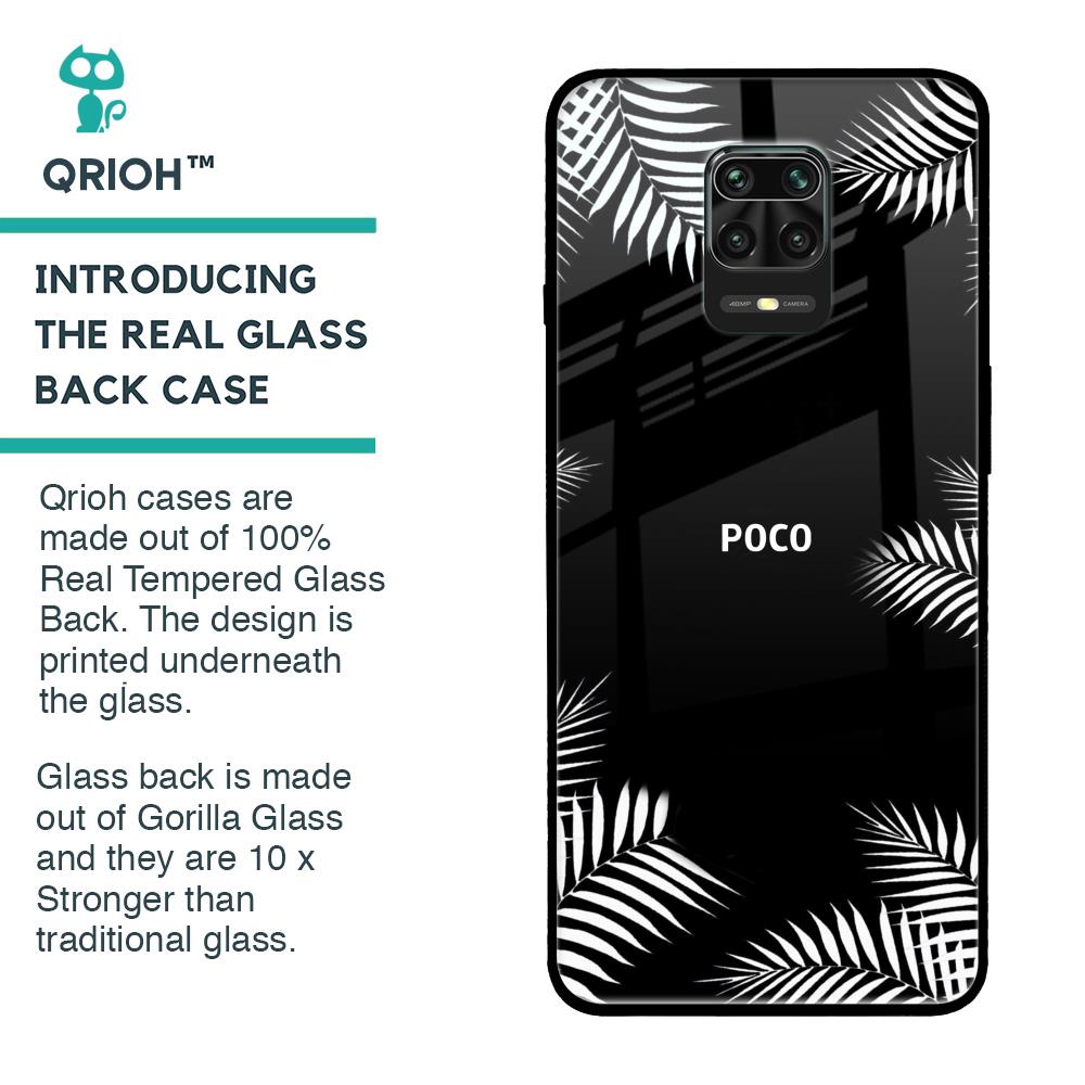 Zealand Fern Design Glass Case For Poco M2 Pro