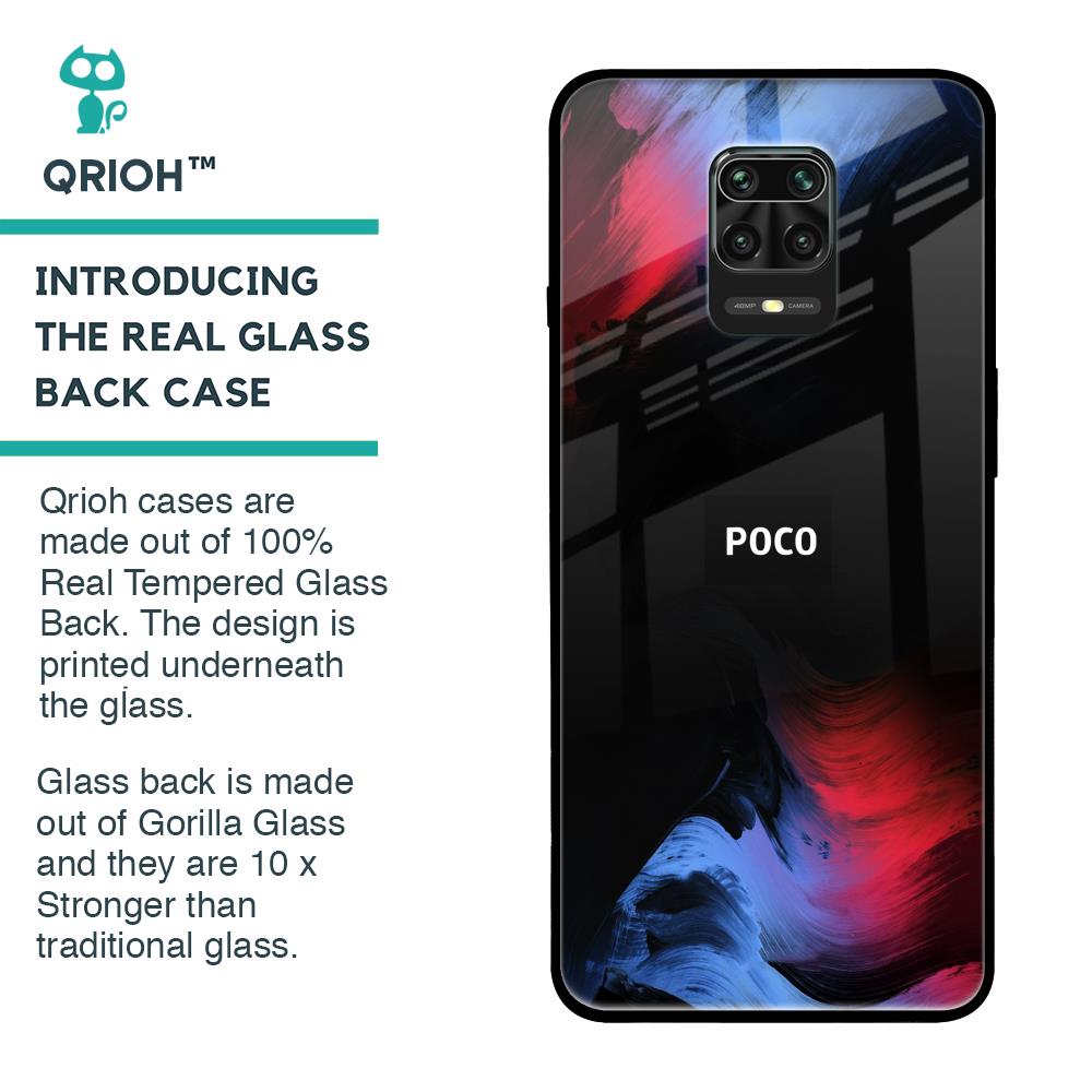 Fine Art Wave Glass Case for Poco M2 Pro