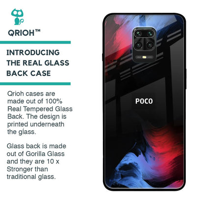 Fine Art Wave Glass Case for Poco M2 Pro