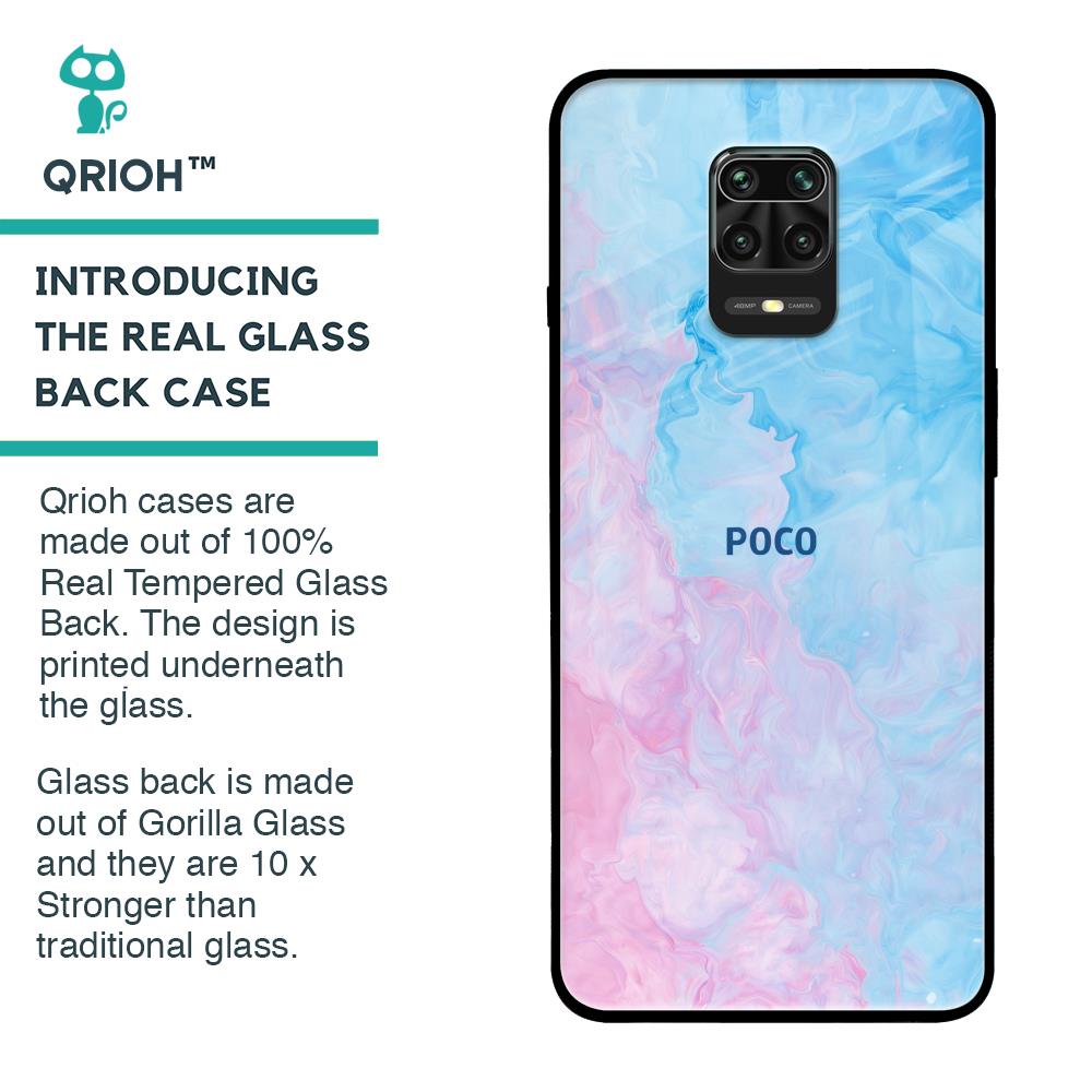 Mixed Watercolor Glass Case for Poco M2 Pro