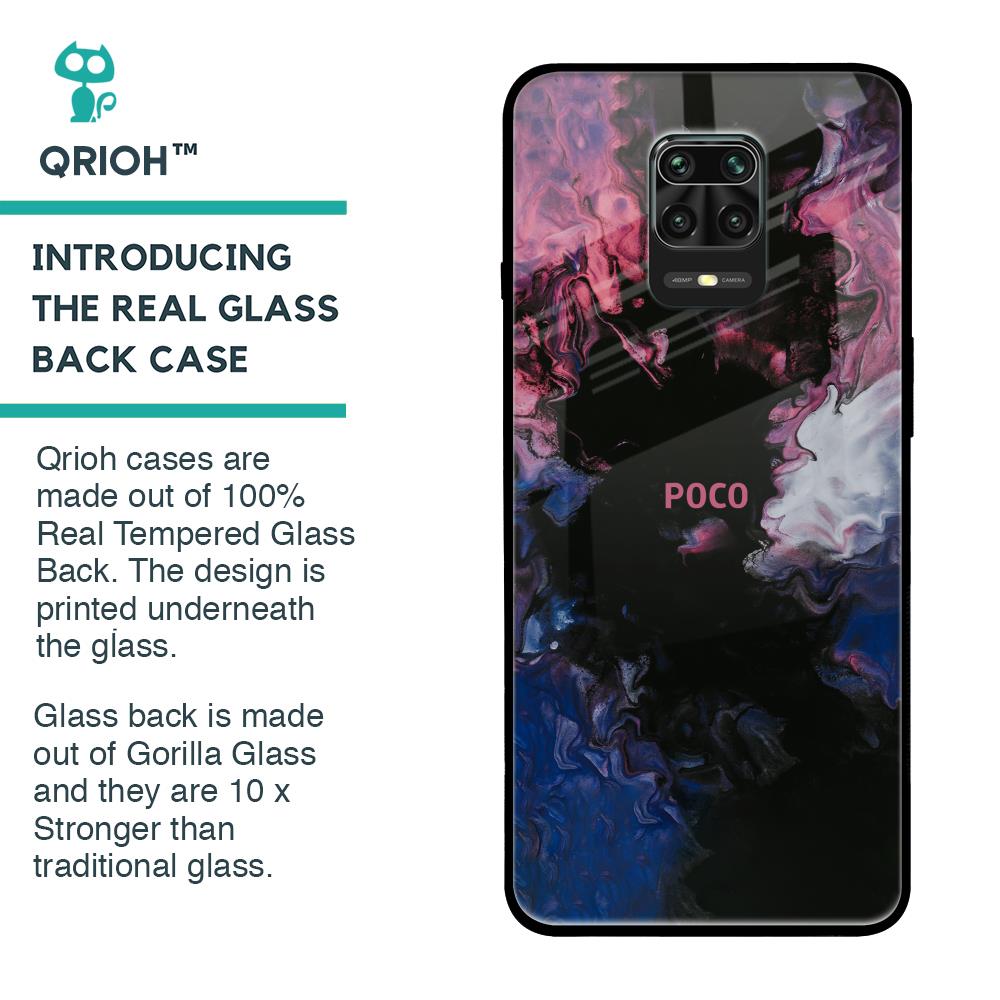 Smudge Brush Glass case for Poco M2 Pro