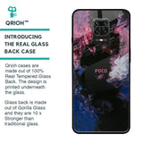 Smudge Brush Glass case for Poco M2 Pro