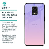 Lavender Gradient Glass Case for Poco M2 Pro