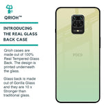 Mint Green Gradient Glass Case for Poco M2 Pro