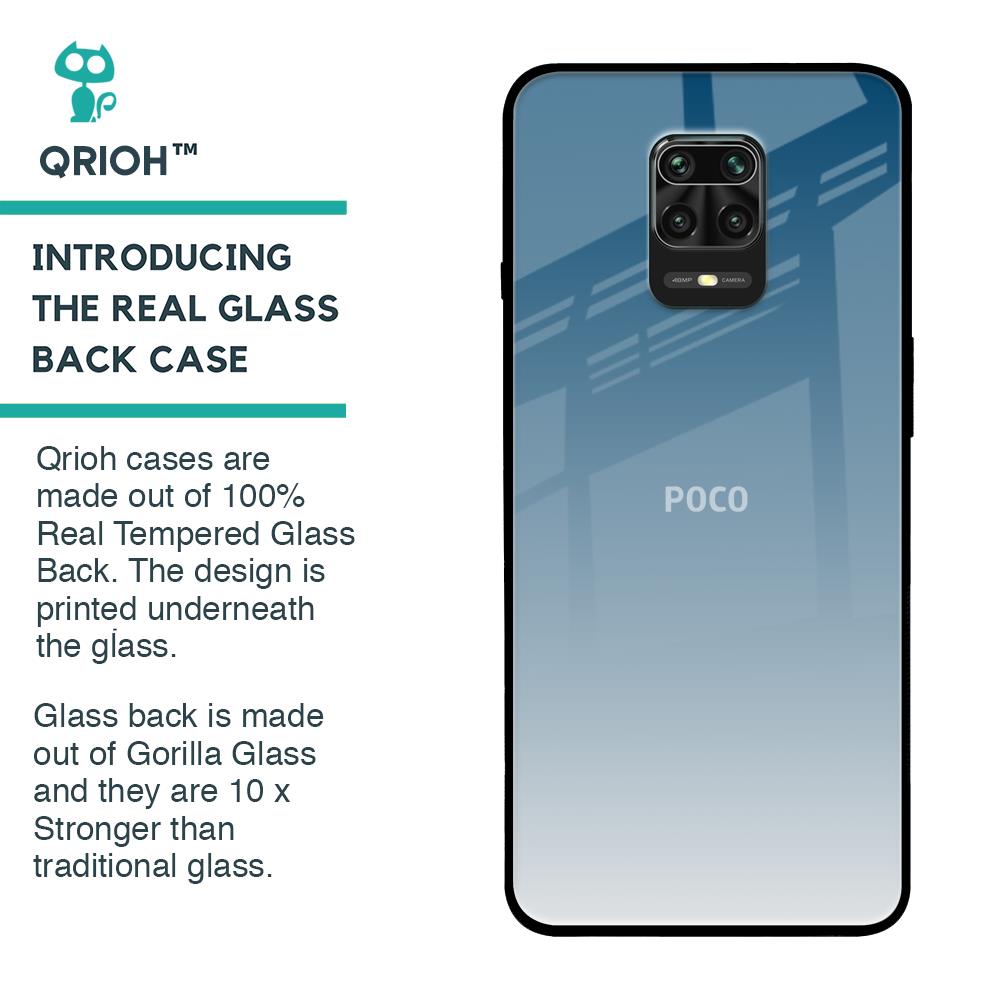 Deep Sea Space Glass Case for Poco M2 Pro